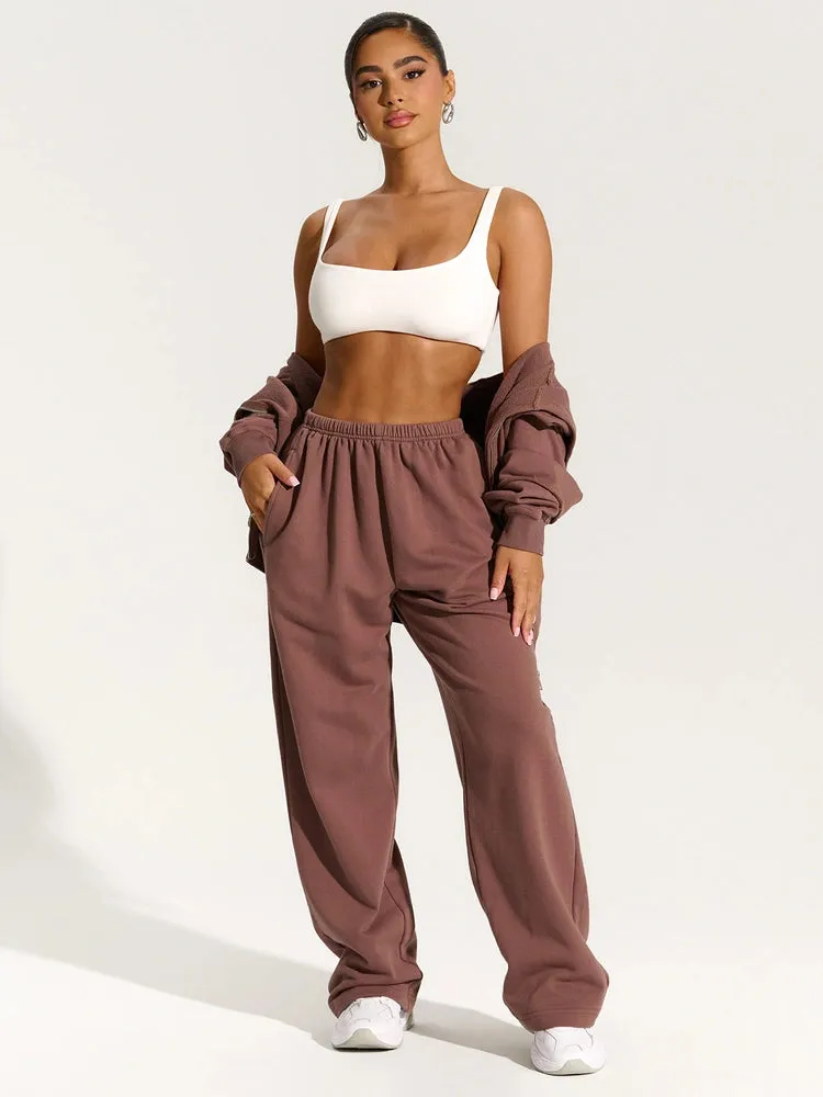Wide-Leg Sweatpant