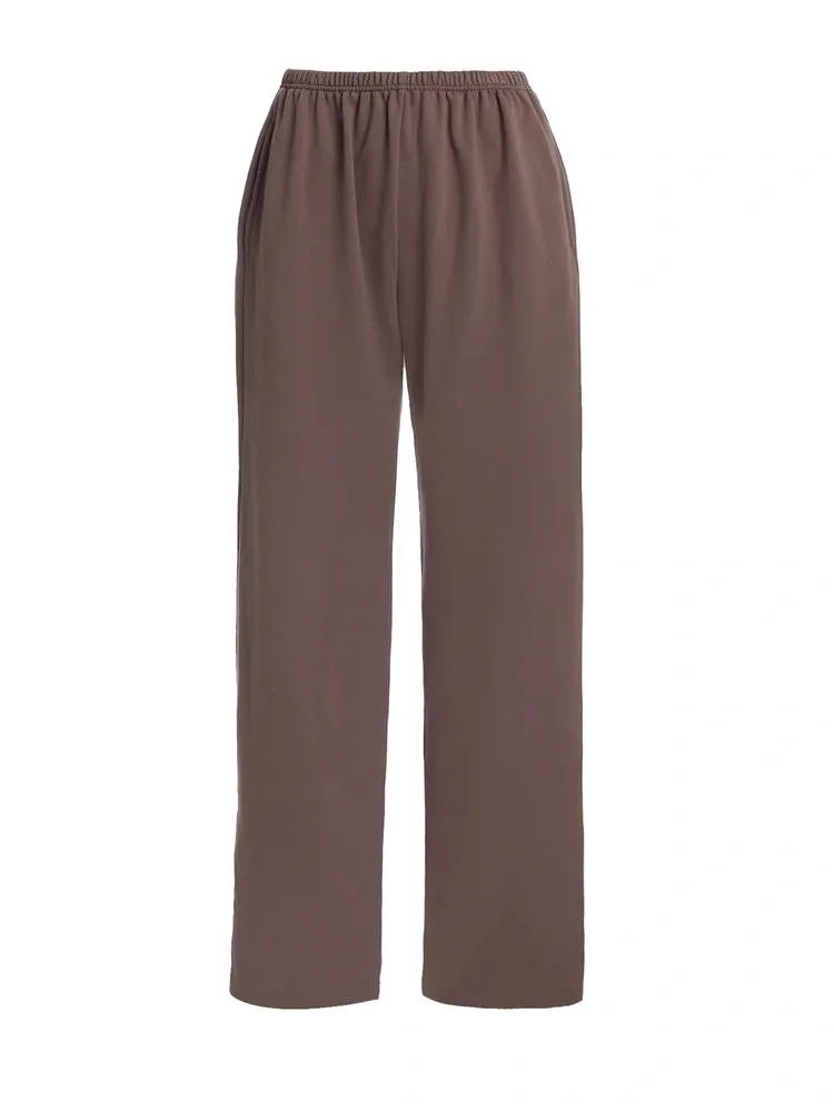 Wide-Leg Sweatpant
