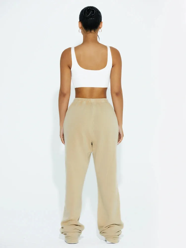 Wide-Leg Sweatpant
