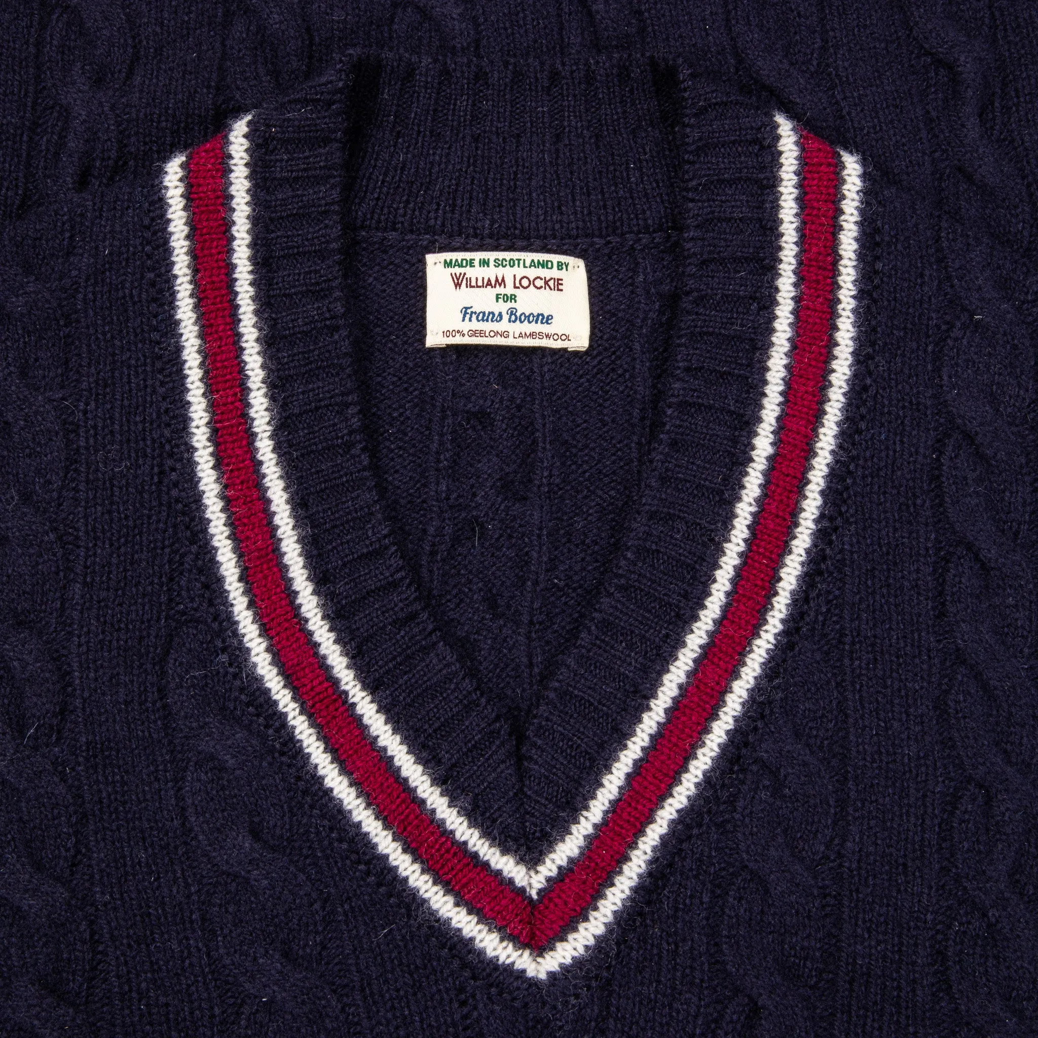 William Lockie x Frans Boone Garfield Cricket Cable Navy