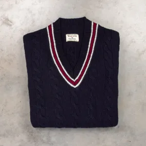 William Lockie x Frans Boone Garfield Cricket Cable Navy