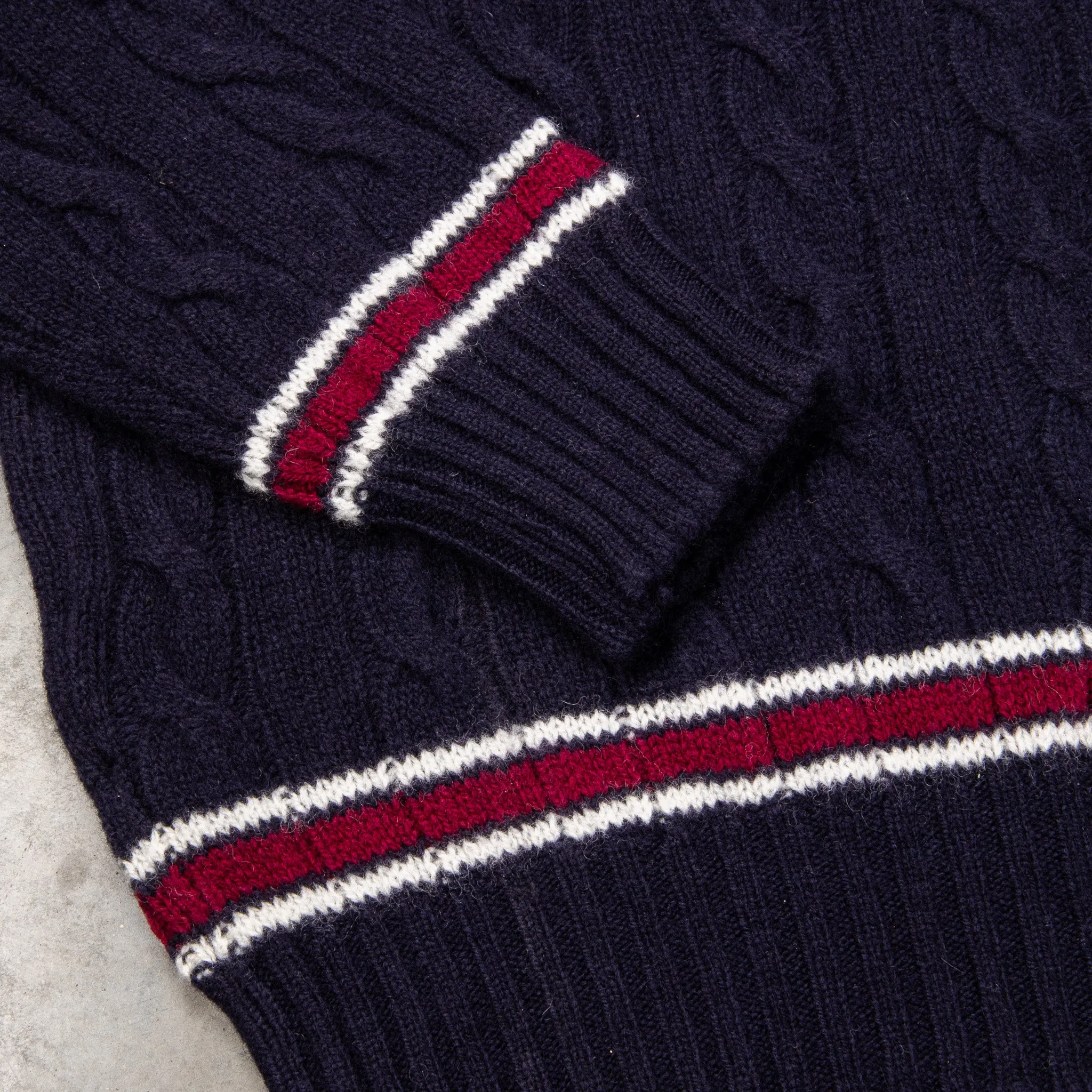 William Lockie x Frans Boone Garfield Cricket Cable Navy