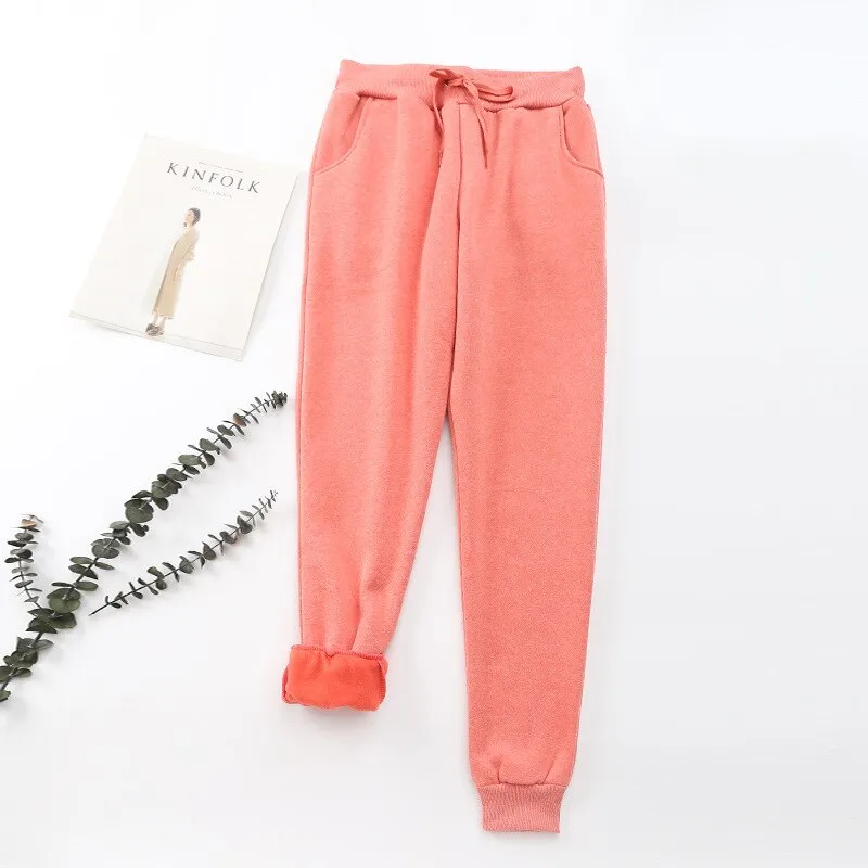 WolffMode Fleece-lined Joggers with Pockets