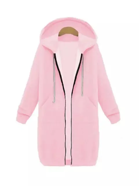 Women Hooded Jackets Feminine Coat Hooded Plush Coat