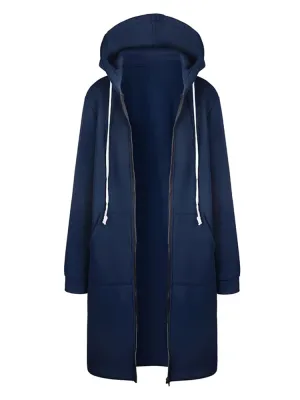 Women Hooded Jackets Feminine Coat Hooded Plush Coat