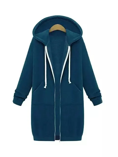Women Hooded Jackets Feminine Coat Hooded Plush Coat