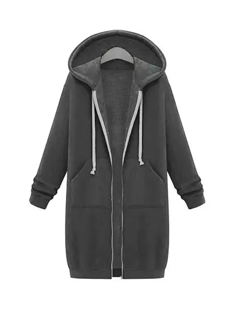 Women Hooded Jackets Feminine Coat Hooded Plush Coat