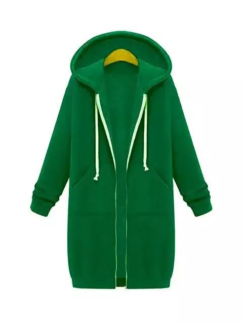 Women Hooded Jackets Feminine Coat Hooded Plush Coat