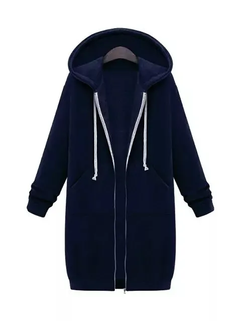 Women Hooded Jackets Feminine Coat Hooded Plush Coat
