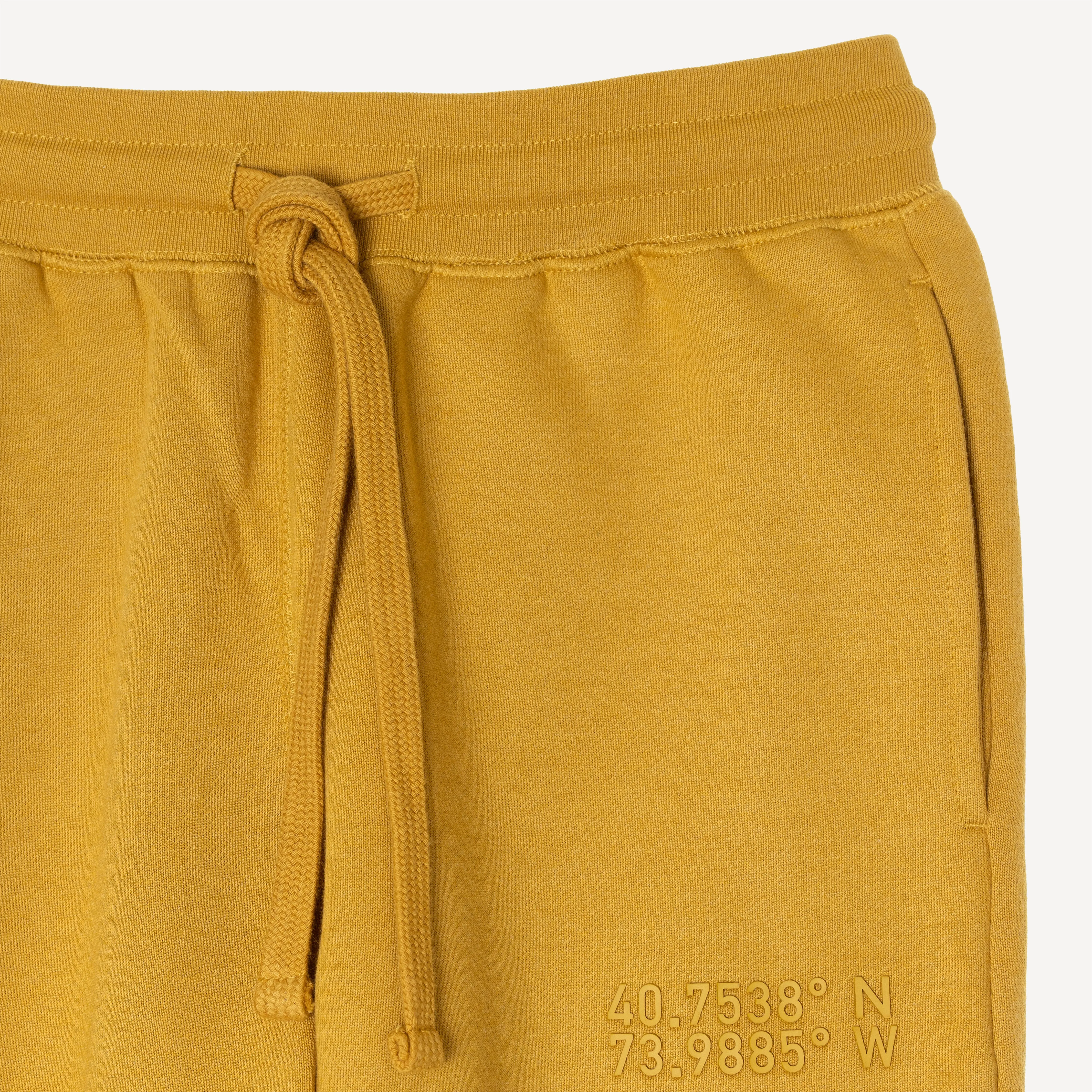 Womens Fleece Skinny Jogger - Honey Mustard