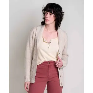 Womens Ginn Cable Cardigan