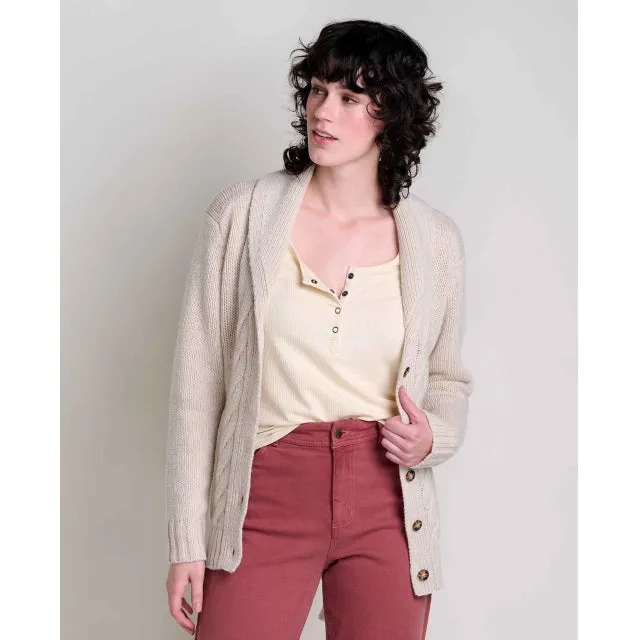 Womens Ginn Cable Cardigan