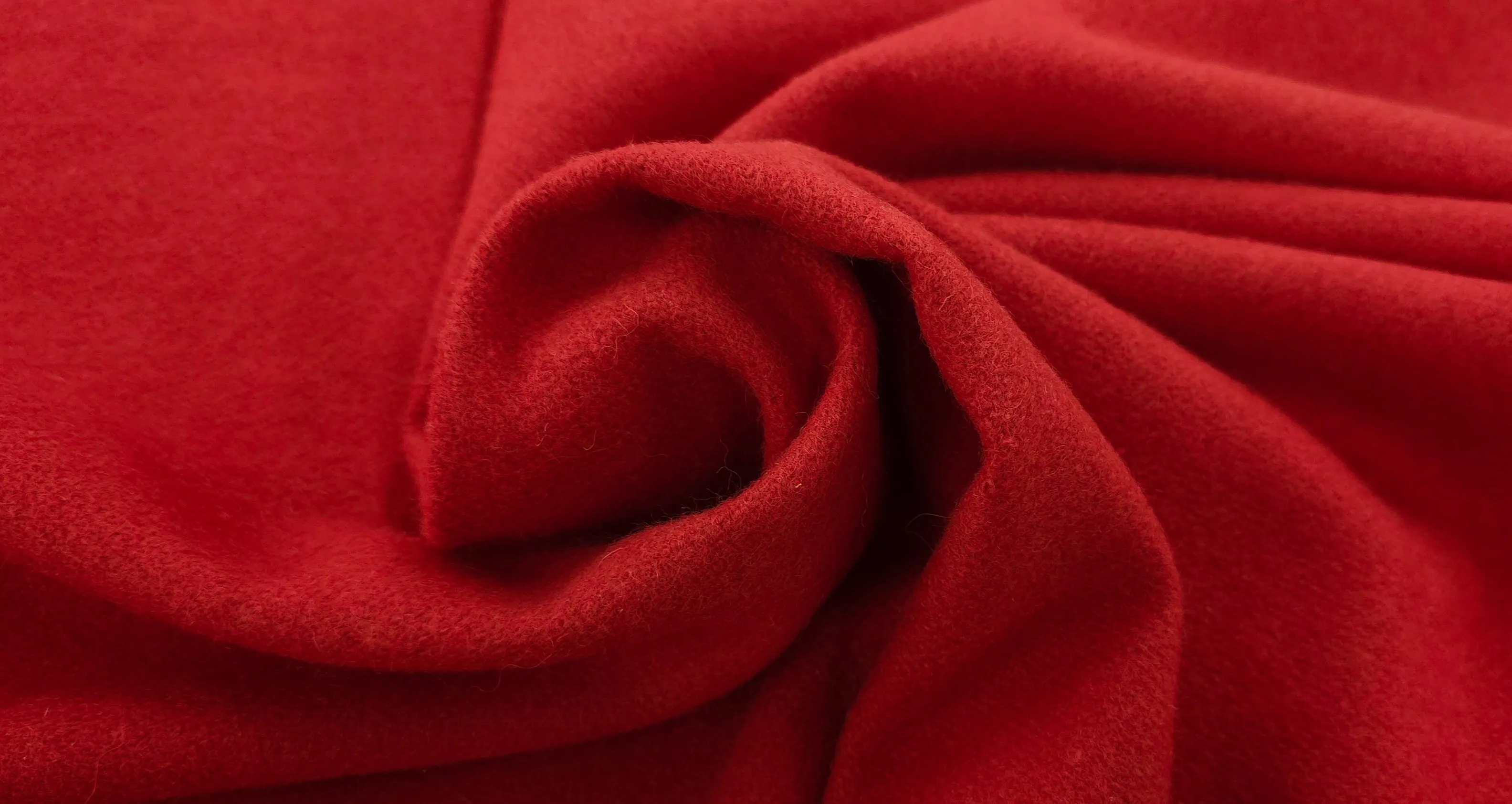 Wool Coating Red