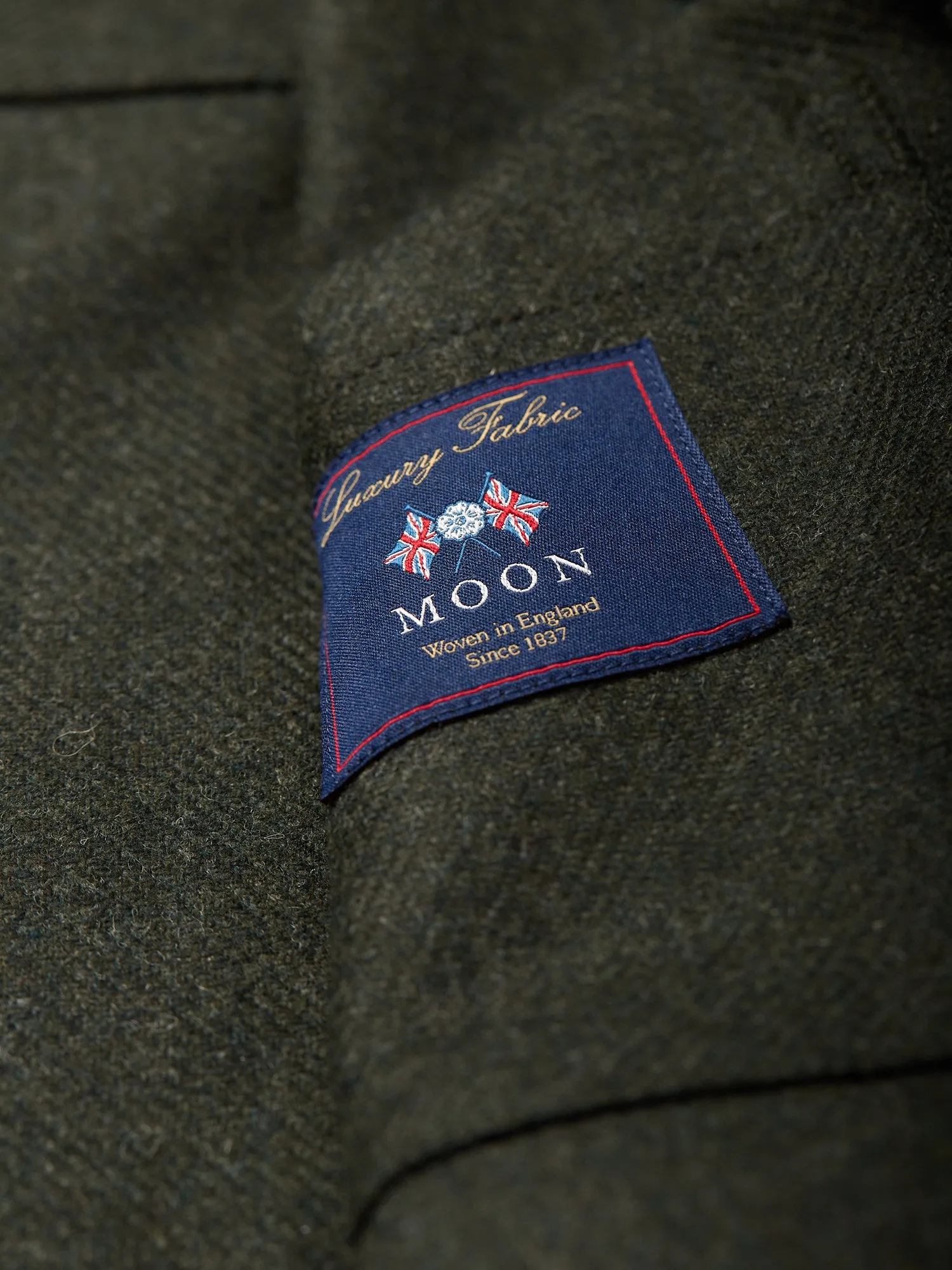 Wool Twin Pocket Jacket Drill Green