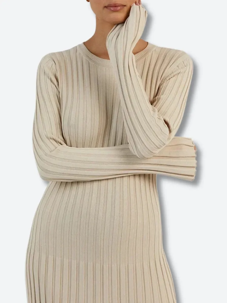 Y2K Basic Maxi Dress