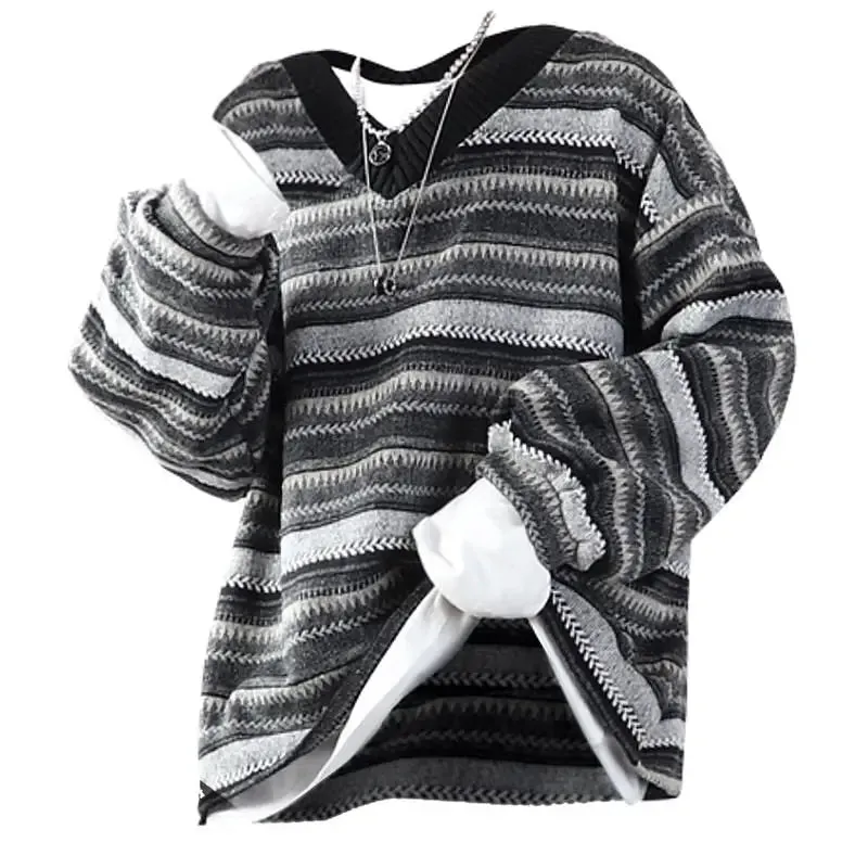 Y2K Vintage Aesthetic Full Zip Sweater for Modern Grandmas
