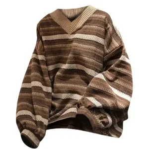Y2K Vintage Aesthetic Full Zip Sweater for Modern Grandmas