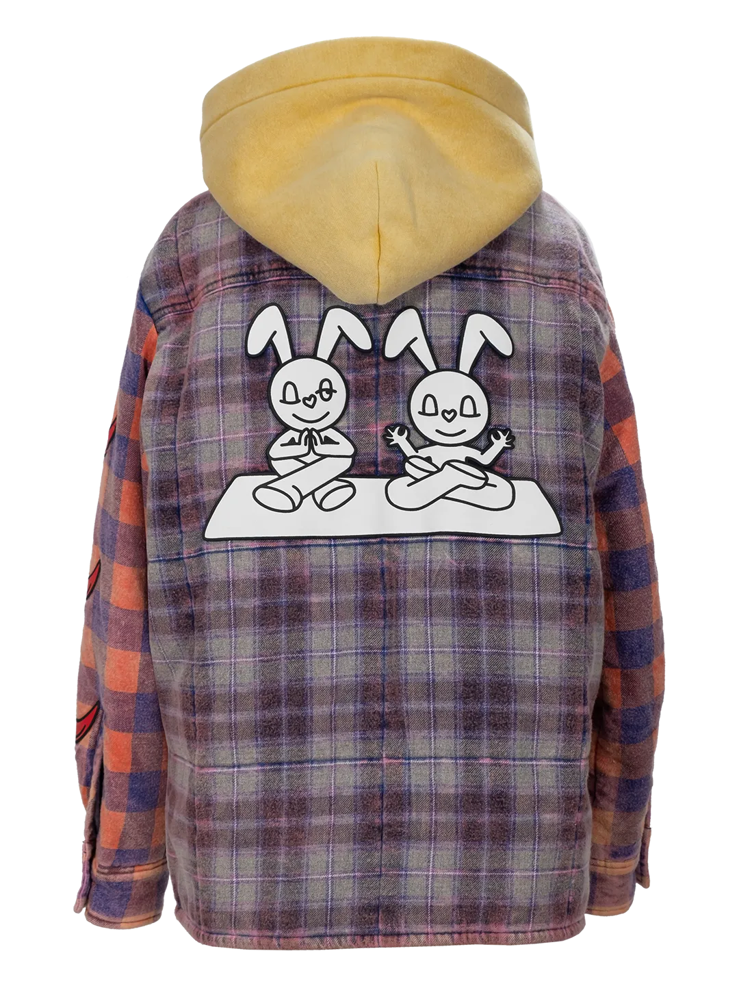 Yoga Bunny Padded Shirt Jacket